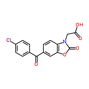 76751-97-8  [6-(4-chlorobenzoyl)-2-oxo-1,3-benzoxazol-3(2H)-yl]acetic acid