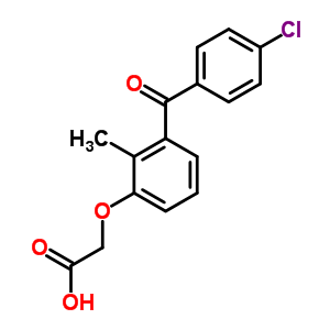 76981-45-8  [3-(4-chlorobenzoyl)-2-methylphenoxy]acetic acid