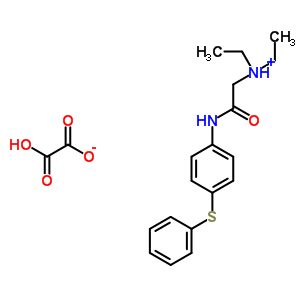 77711-55-8  N~2~,N~2~-diethyl-N-[4-(phenylsulfanyl)phenyl]glycinamide ethanedioate