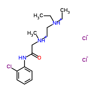 77791-56-1  N-{2-[(2-chlorophenyl)amino]-2-oxoethyl}-N',N'-diethyl-N-methylethane-1,2-diaminium dichloride