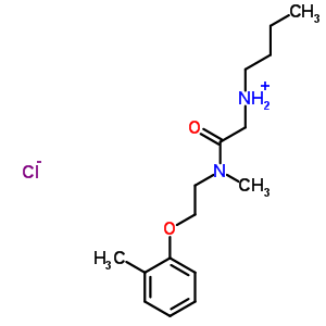 77883-42-2  N-(2-{methyl[2-(2-methylphenoxy)ethyl]amino}-2-oxoethyl)butan-1-aminium chloride