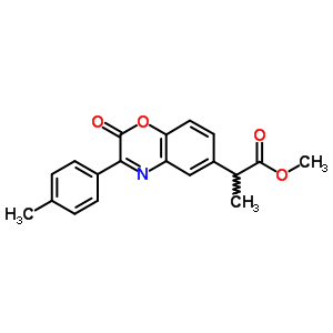 78587-70-9  methyl 2-[3-(4-methylphenyl)-2-oxo-2H-1,4-benzoxazin-6-yl]propanoate