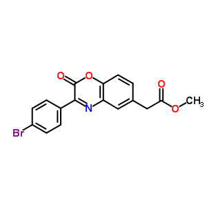 78597-73-6  methyl [3-(4-bromophenyl)-2-oxo-2H-1,4-benzoxazin-6-yl]acetate