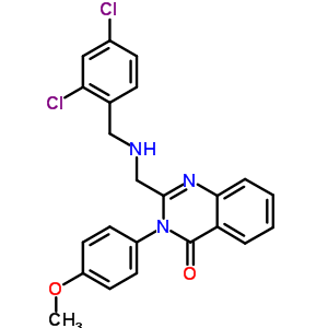 80884-20-4  2-{[(2,4-dichlorobenzyl)amino]methyl}-3-(4-methoxyphenyl)quinazolin-4(3H)-one