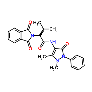81217-04-1  N-(1,5-dimethyl-3-oxo-2-phenyl-2,3-dihydro-1H-pyrazol-4-yl)-2-(1,3-dioxo-1,3-dihydro-2H-isoindol-2-yl)-3-methylbutanamide