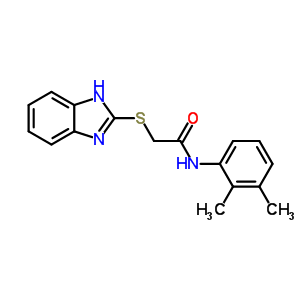 83408-86-0  2-(1H-benzimidazol-2-ylsulfanyl)-N-(2,3-dimethylphenyl)acetamide