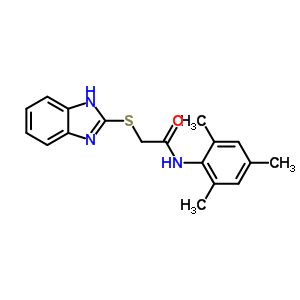 83408-87-1  2-(1H-benzimidazol-2-ylsulfanyl)-N-(2,4,6-trimethylphenyl)acetamide