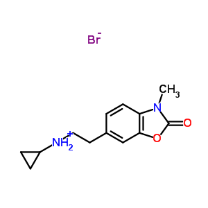 92584-67-3  N-[2-(3-methyl-2-oxo-2,3-dihydro-1,3-benzoxazol-6-yl)ethyl]cyclopropanaminium bromide