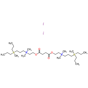 95521-11-2  N,N-dimethyl-3-[methyl(dipropyl)silyl]-N-(11,11,15-trimethyl-4,7-dioxo-15-propyl-3,8-dioxa-11-azonia-15-silaoctadec-1-yl)propan-1-aminium diiodide