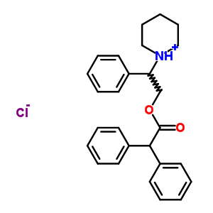 97156-98-4  1-{2-[(diphenylacetyl)oxy]-1-phenylethyl}piperidinium chloride