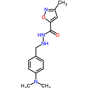 101670-70-6  N'-[4-(dimethylamino)benzyl]-3-methyl-1,2-oxazole-5-carbohydrazide