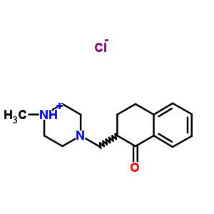 101931-40-2  1-methyl-4-[(1-oxo-1,2,3,4-tetrahydronaphthalen-2-yl)methyl]piperazin-1-ium chloride