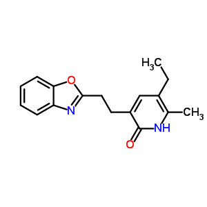 135525-71-2  3-[2-(1,3-benzoxazol-2-yl)ethyl]-5-ethyl-6-methylpyridin-2(1H)-one