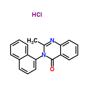 341-43-5  2-metil-3- (naftalin-1-il) kinazolin-4 (3H) -on hidroklorür (1: 1)