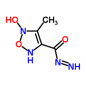 37895-46-8  (E)-diazenyl(5-hydroxy-4-methyl-2,5-dihydro-1,2,5-oxadiazol-3-yl)methanone