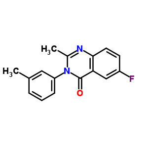 49579-02-4  6-fluoro-2-methyl-3-(3-methylphenyl)quinazolin-4(3H)-one