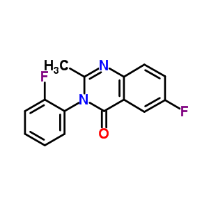 49579-08-0  6-fluoro-3-(2-fluorophenyl)-2-methylquinazolin-4(3H)-one