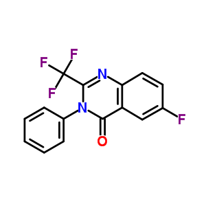49579-40-0  6-fluoro-3-phenyl-2-(trifluoromethyl)quinazolin-4(3H)-one