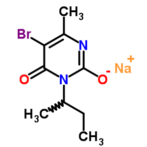 69484-12-4  sodium 5-bromo-1-(butan-2-yl)-4-methyl-6-oxo-1,6-dihydropyrimidin-2-olate