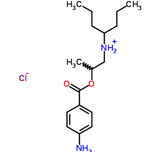 69780-91-2  N-{2-[(4-aminobenzoyl)oxy]propyl}heptan-4-aminium chloride