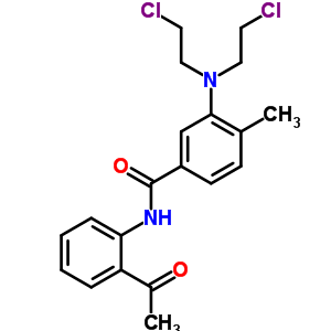 70020-64-3  N-(2-acetylphenyl)-3-[bis(2-chloroethyl)amino]-4-methylbenzamide