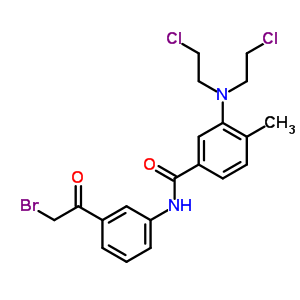 70020-68-7  3-[bis(2-chloroethyl)amino]-N-[3-(bromoacetyl)phenyl]-4-methylbenzamide