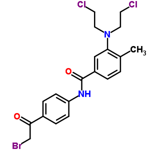 70020-69-8  3-[bis(2-chloroethyl)amino]-N-[4-(bromoacetyl)phenyl]-4-methylbenzamide