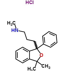 7013-41-4  3-(3,3-dimethyl-1-phenyl-1,3-dihydro-2-benzofuran-1-yl)-N-methylpropan-1-amine hydrochloride (1:1)