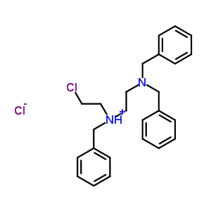 70145-79-8  N-benzyl-2-chloro-N-[2-(dibenzylamino)ethyl]ethanaminium chloride