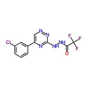 70551-84-7  N'-[5-(3-chlorophenyl)-1,2,4-triazin-3-yl]-2,2,2-trifluoroacetohydrazide