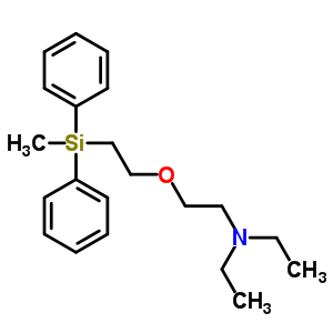 70737-24-5  N,N-diethyl-2-{2-[methyl(diphenyl)silyl]ethoxy}ethanamine