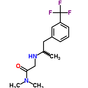 73664-44-5  N,N-dimethyl-N~2~-{1-[3-(trifluoromethyl)phenyl]propan-2-yl}glycinamide