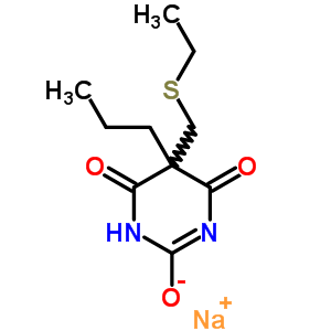73681-07-9  sodium 5-[(ethylsulfanyl)methyl]-4,6-dioxo-5-propyl-1,4,5,6-tetrahydropyrimidin-2-olate