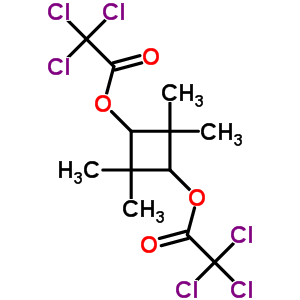 73806-29-8  2,2,4,4-tetramethylcyclobutane-1,3-diyl bis(trichloroacetate)