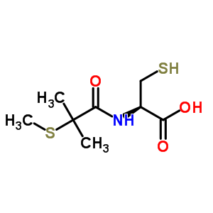 74407-29-7  N-[2-methyl-2-(methylsulfanyl)propanoyl]-L-cysteine