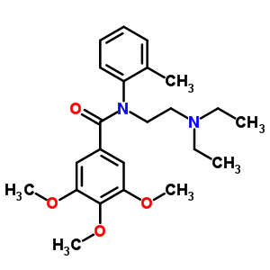 76644-53-6  N-[2-(diethylamino)ethyl]-3,4,5-trimethoxy-N-(2-methylphenyl)benzamide