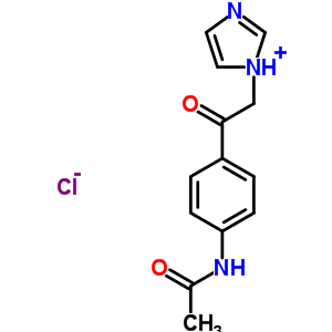 77234-70-9  1-{2-[4-(acetylamino)phenyl]-2-oxoethyl}-1H-imidazol-1-ium chloride
