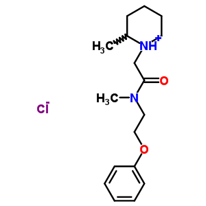 77791-42-5  2-methyl-1-{2-[methyl(2-phenoxyethyl)amino]-2-oxoethyl}piperidinium chloride