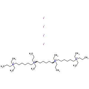 77967-07-8  N~1~,N~1~'-hexane-1,6-diylbis(N~1~,N~6~,N~6~-triethyl-N~1~,N~6~-dipropylhexane-1,6-diaminium) tetraiodide
