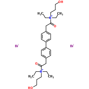 77985-01-4  N,N'-[biphenyl-4,4'-diylbis(1-oxoethane-2,1-diyl)]bis(N,N-diethyl-3-hydroxypropan-1-aminium) dibromide