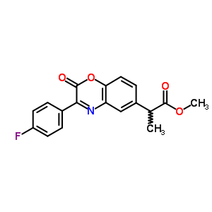 78587-69-6  methyl 2-[3-(4-fluorophenyl)-2-oxo-2H-1,4-benzoxazin-6-yl]propanoate