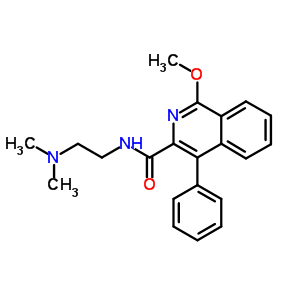 78945-78-5  N-[2-(dimethylamino)ethyl]-1-methoxy-4-phenylisoquinoline-3-carboxamide