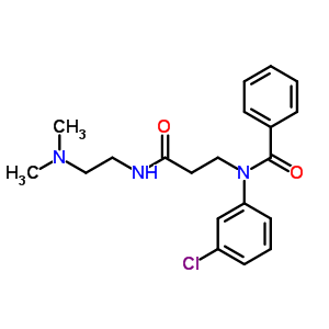 79565-68-7  N-(3-chlorophenyl)-N-(3-{[2-(dimethylamino)ethyl]amino}-3-oxopropyl)benzamide