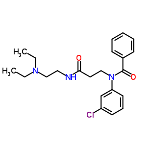 79565-71-2  N-(3-chlorophenyl)-N-(3-{[2-(diethylamino)ethyl]amino}-3-oxopropyl)benzamide