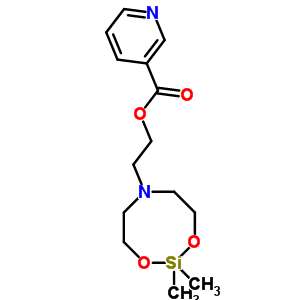 80510-91-4  2-(2,2-dimethyl-1,3,6,2-dioxazasilocan-6-yl)ethyl pyridine-3-carboxylate