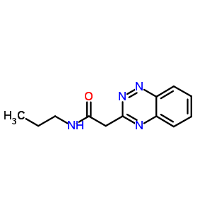 80722-72-1  2-(1,2,4-benzotriazin-3-yl)-N-propylacetamide