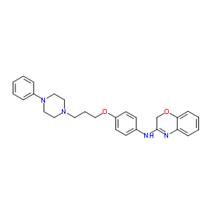 85868-67-3  N-{4-[3-(4-phenylpiperazin-1-yl)propoxy]phenyl}-2H-1,4-benzoxazin-3-amine