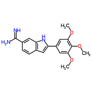 87550-53-6  2-(3,4,5-trimethoxyphenyl)-1H-indole-6-carboximidamide