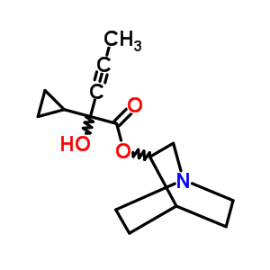 92956-79-1  1-azabicyclo[2.2.2]oct-3-yl 2-cyclopropyl-2-hydroxypent-3-ynoate