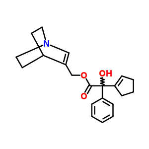 93101-74-7  1-azabicyclo[2.2.2]oct-2-en-3-ylmethyl cyclopent-1-en-1-yl(hydroxy)phenylacetate